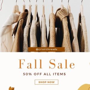 🍁 FALL SALE! 🍁